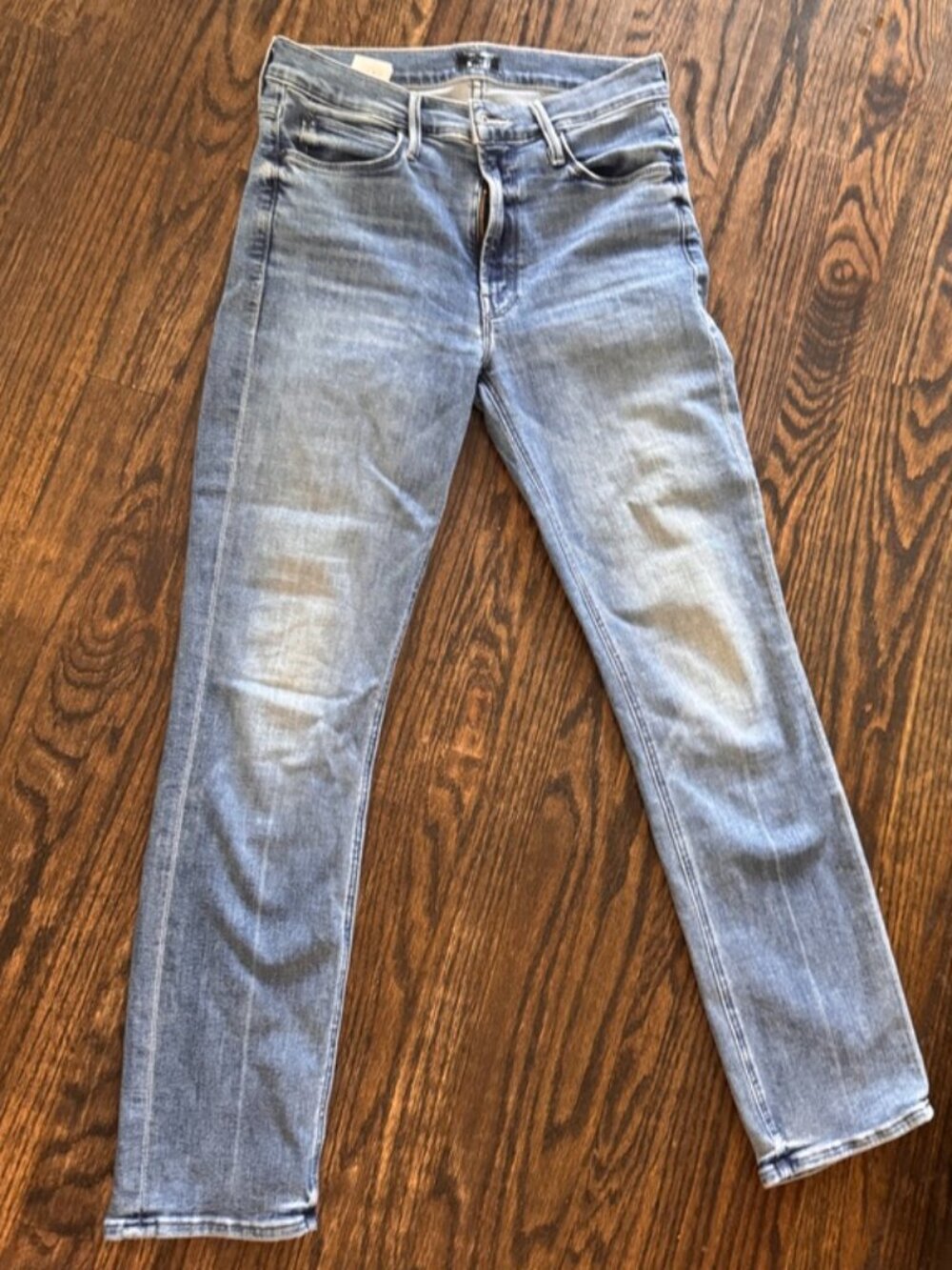 MOTHER Midrise Dazzler Ankle - We the Animals Jeans - Denim Blue 27